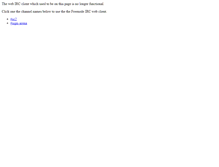 Tablet Screenshot of irc.uqm.stack.nl